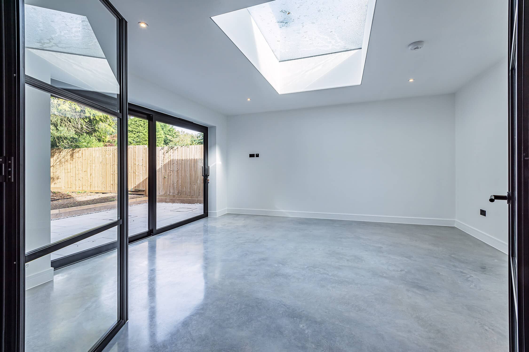 Lovelace, Polished concrete modern extension, SMS 32